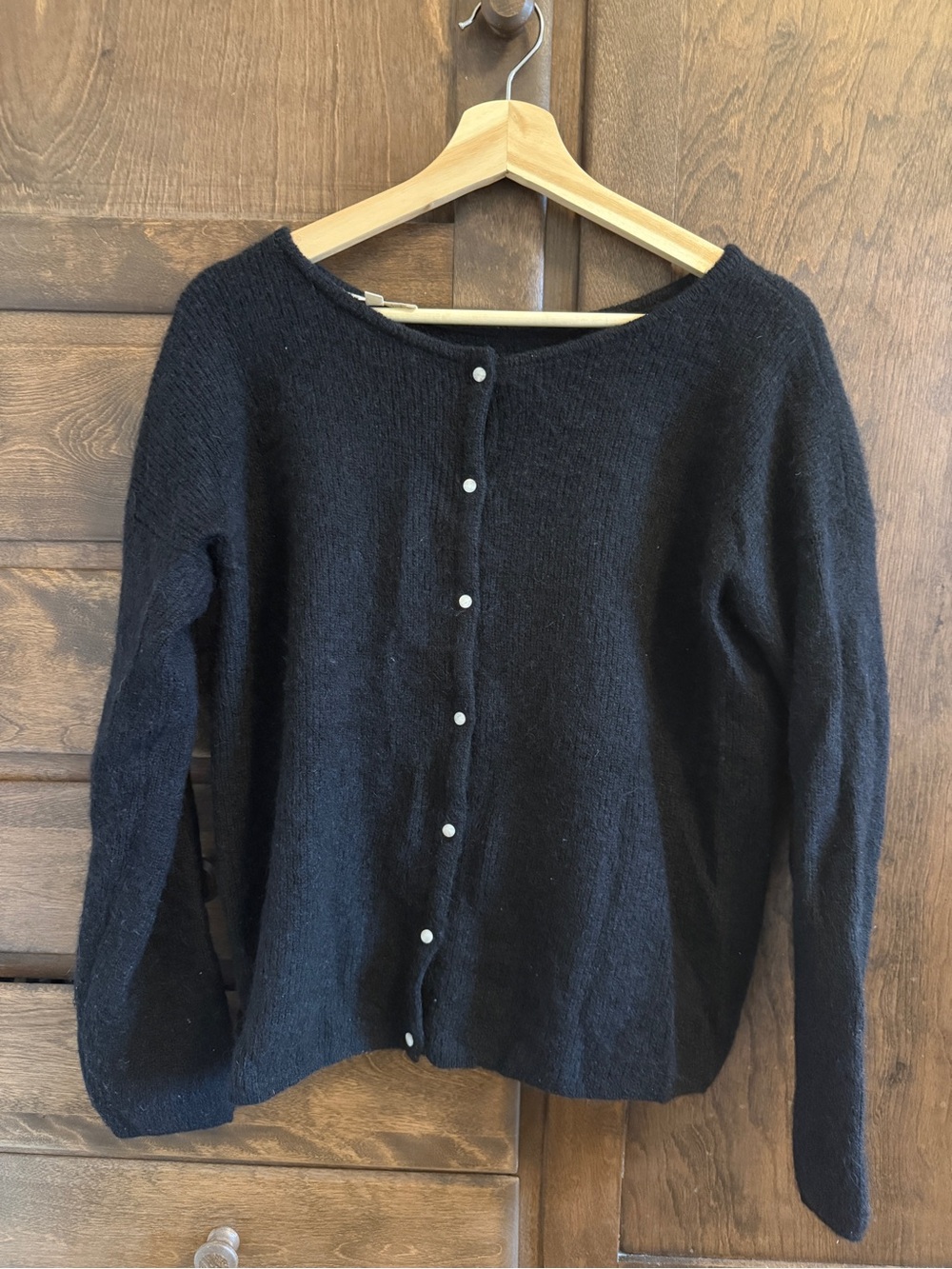 Sezane Gaspard Cardigan in Black